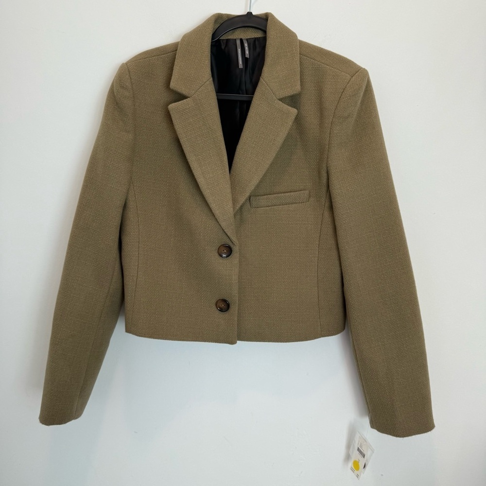 ANTHROPOLOGIE Cropped Blazer Jacket size 12 - Picture 3 of 13